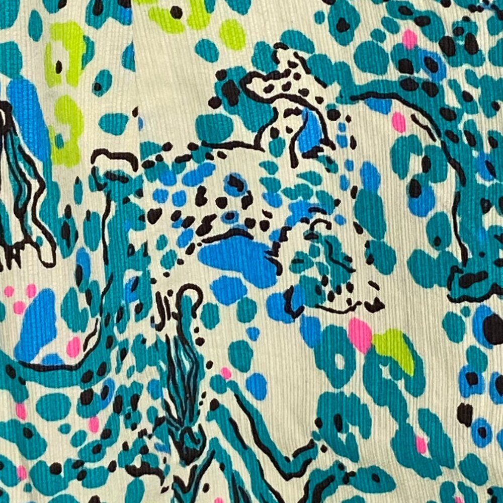 Lilly Pulitzer Dress Ember Shift Sea Oat Escapades In The Everglad Women Sz 8 - Picture 11 of 14